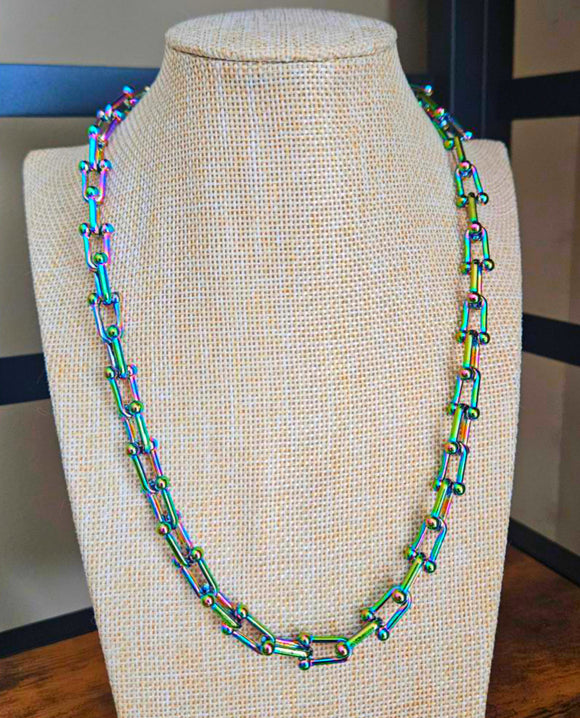 GABRIELLE OILSPILL NECKLACE