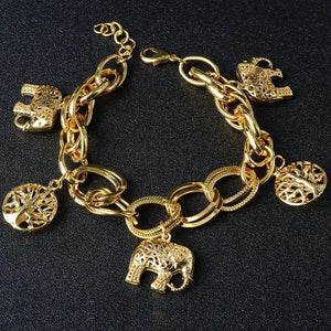 ELEPHANT CHARM BRACELET