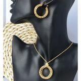 THE RONNETTA MAZE NECKLACE SET