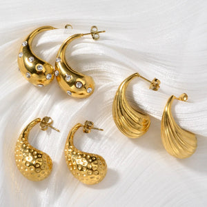 PERNITA TEARDROP TRIO EARRINGS