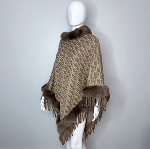 ROID BROWN PONCHO