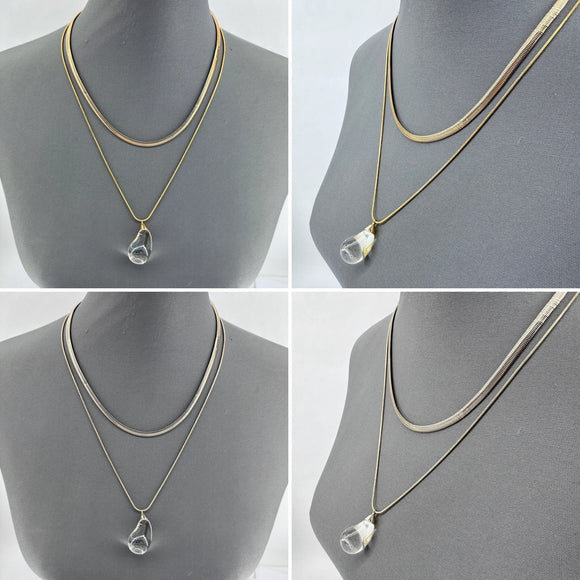 CLAIRE TEARDROP NECKLACE