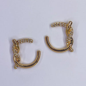 THE KNOT STUD EARRINGS