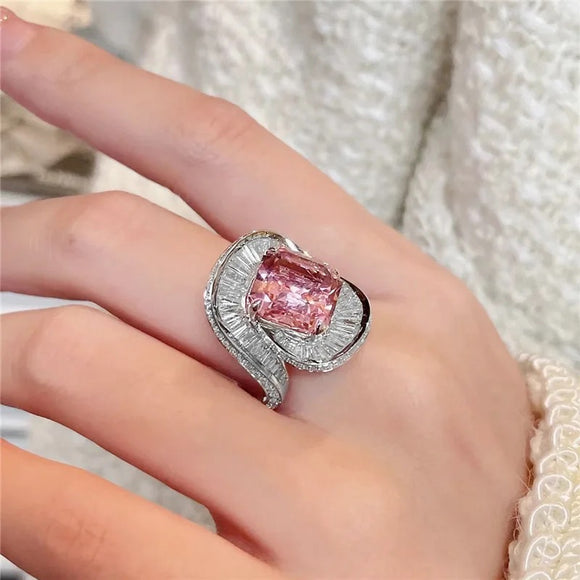 VINTAGE PINK FANCY RING