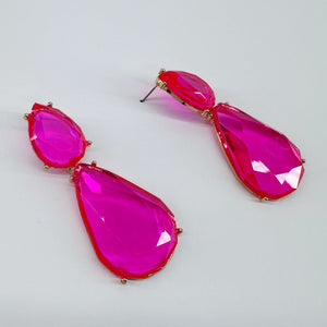 NEON TEARDROP EARRING