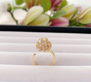 CRYSTAL PEARL RING