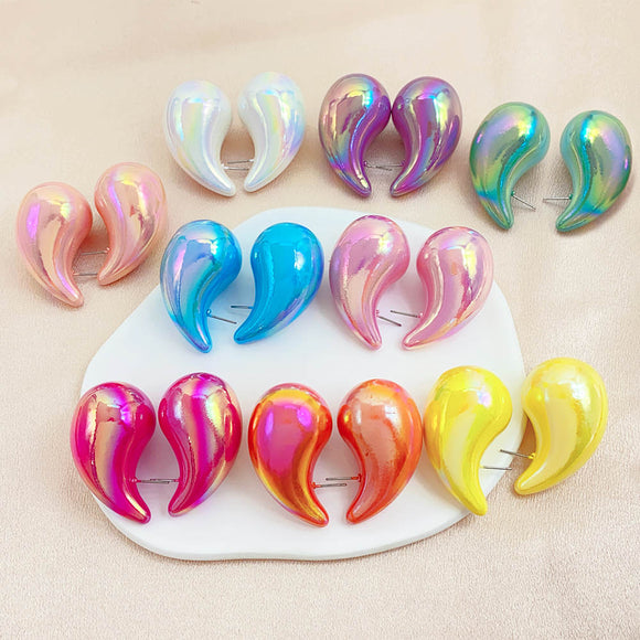 XL BV DUPE IRIDESCENT EARRING